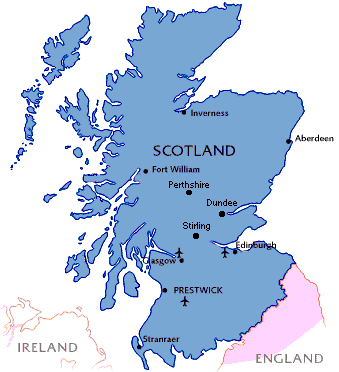 Major Cities In Scotland Map Scotland | Allied And Clinical